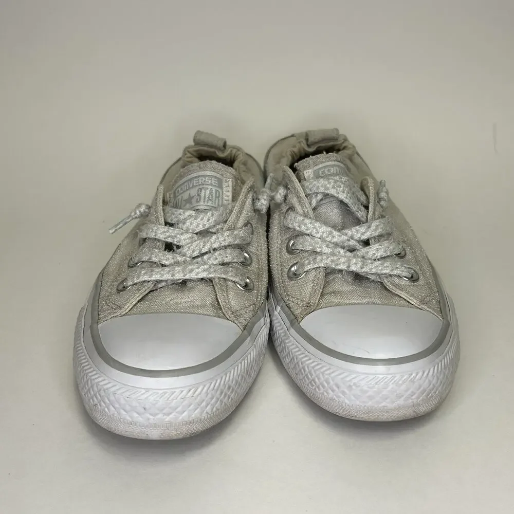 Converse All Star Shoreline Shoes Womens Size 7 Gray Slip On Canvas Low Top - Picture 4 of 15